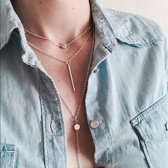 Jewelry - Trendy Statement Multilayered Necklace
